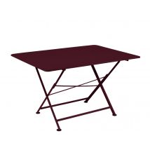 Fermob - Table de jardin rectangulaire Cargo 128 x 90 cm Cerise Noire Cerise noire Dimensions (L x l x H):128 x 90 x 74 cm Extensible:Non Forme:Rectan