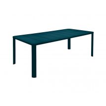 Fermob - Table de jardin en métal rectangulaire Oléron Bleu Acapulco12 places Bleu acapulco Dimensions (L x l x H):205 x 100 x 74 cm Extensible:Non Fo