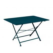 Fermob - Table de jardin rectangulaire Cargo 128 x 90 cm Bleu Acapulco Bleu acapulco Dimensions (L x l x H):128 x 90 x 74 cm Extensible:Non Forme:Rect