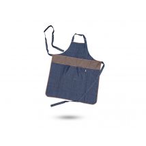 Rostaing - Tablier de jardinage long avec deux poches Bleu Dimensions (L x l x H):40,6 x 4,1 x 43,8 cm Marque:ROSTAING Matière(s):Coton, en Coton - 40
