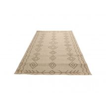 Jardiline - Tapis extérieur rectangulaire Marrakech 115 x 180 cm en laine synthétique Naturel Dimensions (L x l x H):118 x 180 x 0,5 cm Forme:Rectangl