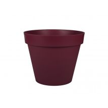 Eda - Pot de fleur rond Toscane Ø 48 x H.40 cmRouge bourgogne Rouge bourgogne Diamètre:48 cm Forme:Rond Garantie:7 ans Hauteur:40 cm Marque:EDA Matièr