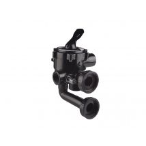 Astral Pool - Vanne multivoies 1"1/2 Classic Plus Noir, en PVC