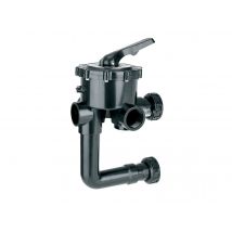 Astral Pool - Vanne multivoies 2" Classic Plus Noir, en PVC