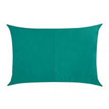 Hesperide - Voile d'ombrage rectangulaire 3 x 4 m Curacao - Emeraude - Hespéride Vert Densité:180 g, en Polyester Poids:2,2 kg Type de produit:Voile d