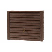 Garantia - Récupérateur d'eau de pluie Woody 350LBois foncé Marron Dimensions (L x l x H):124 x 40 x 100 cm Forme:Rectangle Garantie:5 ans Marque:GARA
