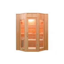 France Sauna - Sauna traditionnel 4 places Zen Bois, en Bois épicéa 100% Canadien - 198 x 174 x 200 cm