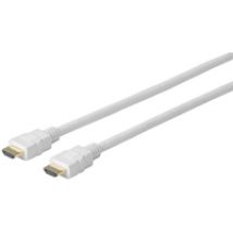 2.0 HDMI -näyttökaapeli, taipuista, 10m, valkoinen