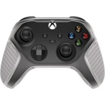 Xbox X|S Antimicrobial Easy Grop Controller Shell, peliohjaimen suojakuori, valkoinen/harmaa