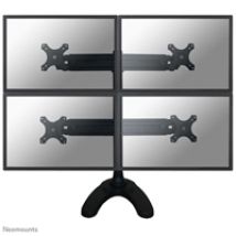 19-30" x4 monitor desk mount, -pöytäteline neljälle näytölle, musta
