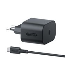 Switch 2 AC-verkkovirta-adapteri (Switch 2:lle), musta