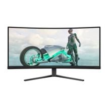34" Evnia 3000 34M2C3500L, kaareva 180Hz WQHD-pelimonitori, musta