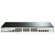 DGS-1510, 24xRJ45, 2xSFP, 2xSFP+, 1Gbit, Hallittu, PoE