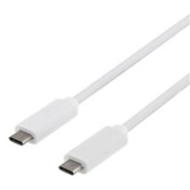 3.2 Gen1 USB-C -kaapeli, 1m, valkoinen
