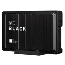 8TB WD_BLACK D10 Game Drive, ulkoinen 3.5" kiintolevy, USB 3.2 Gen1, musta