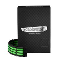 C-Series Pro ModMesh Sleeved 12VHPWR Cable Kit for Corsair RM (Black Label)/RMi/RMx (Black+ L.Green)