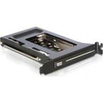 2.5" SATA-kovalevykasetti PCI-peitelevyssä, musta