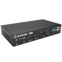 Dual Monitor KVM Switch, HDMI, UHD 4K 60Hz, musta