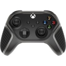 Xbox X|S Antimicrobial Easy Grip Controller Shell, peliohjaimen suojakuori, musta/hopea