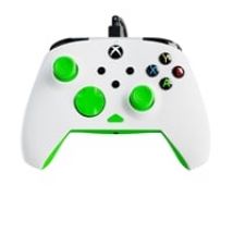 Rematch Core Wired Controller White Green, langallinen pädiohjain, Xbox/PC, valkoinen/vihreä