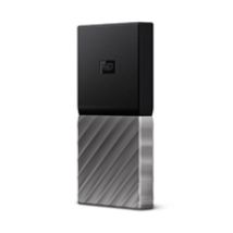 256GB My Passport SSD, ulkoinen SSD-levy, USB Type-C, musta/hopea
