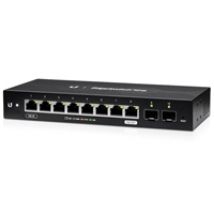 EdgeSwitch 10X, 8 + 2 -porttinen hallittava kytkin, musta