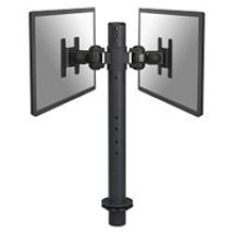 10-26" x2 Desk Monitor Arm, -pöytäteline kahdelle näytölle, musta