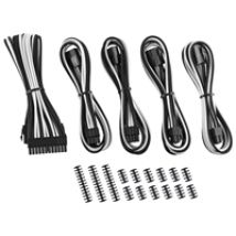 Classic ModMesh Cable Extension Kit - 8+8 Series -jatkokaapelisarja, musta/valkoinen