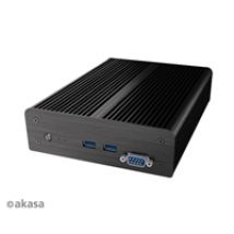 Newton D3 Fanless NUC-kotelo, alumiini, musta