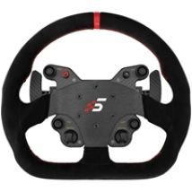 GT1-SD (Alcantara) Steering Wheel, musta/punainen