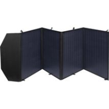 100W Solar Charger -aurinkokenno, USB-C PD 60W, USB-A 15W, USB-A QC3.0 18W, DC, musta