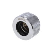 HT 13mm putkiliitin, G1/4, koville putkille, hopea