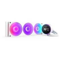 Kraken Elite RGB 360 V2 (2024), 360mm AIO-nestejäähdytysratkaisu prosessorille, valkoinen