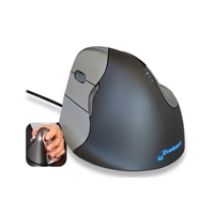 VerticalMouse 4 Medium Wired, ergonominen pystyhiiri vasemmalle kädelle, USB-A, musta