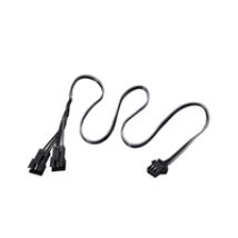 Y-jakokaapeli 3-pin digitaalisille RGB LED -tuotteille, 40cm, musta