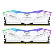 32GB (2 x 16GB) T-FORCE DELTA RGB, DDR5 6000MHz, CL38, 1.25V, valkoinen