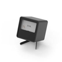 VU1 Dial - Black, dynaaminen analoginen mittari, musta