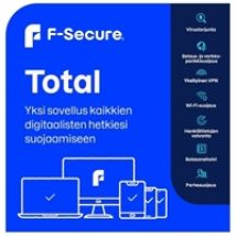 Total -tilauslisenssi, 1 vuosi, 1 laite, e-key