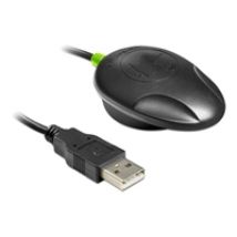 NL-602U GPS-vastaanotin, USB 2.0, u-blox 6, IPX6, magneettikiinnitys, 1,5m, musta