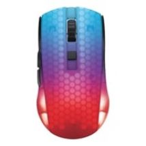 DM320 kevyt langaton RGB-pelihiiri, läpinäkyvä, musta