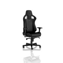 EPIC Gaming Chair Black Edition, keinonahkaverhoiltu pelituoli, musta
