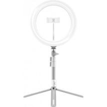 Ring Light 10 -valorengas, valkoinen/hopea (Poistotuote! Norm. 99,00€)