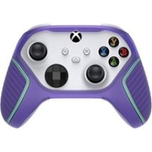 Xbox X|S Antimicrobial Easy Grip Controller Shell, peliohjaimen suojakuori, violetti/vihreä