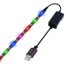 1m RGB-valonauha, jossa Bluetooth ja kaukosäätö (Poistotuote! Norm. 19,90€)