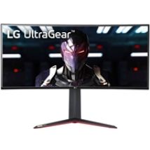 34" UltraGear 34GN850P-B, kaareva 160Hz (OC) UW-QHD -pelimonitori, musta/punainen