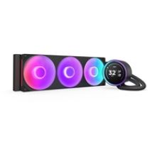 Kraken Elite RGB 360 V2 (2024), 360mm AIO-nestejäähdytysratkaisu prosessorille, musta