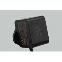 Raspberry Pi 5 virallinen verkkovirtasovitin, USB-C, 27W, musta
