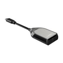 Extreme Pro SD UHS-II -kortinlukija, USB-C, musta/hopea