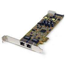 Gigabit Ethernet x2 -verkkokortti, PCIe, PoE/PSE, 2x RJ-45