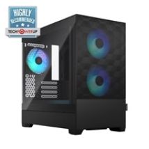 Pop Mini Air RGB Black - TG Clear Tint, mATX-kotelo, musta